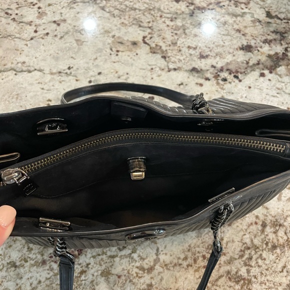 Quilted Leather Coach purse. - Picture 3 of 3